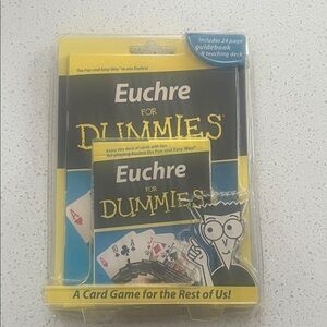Euchre For Dummies Teaching Deck Card Game Sealed New